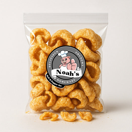 Noah's Pork Rinds Salt & Pepper 2oz