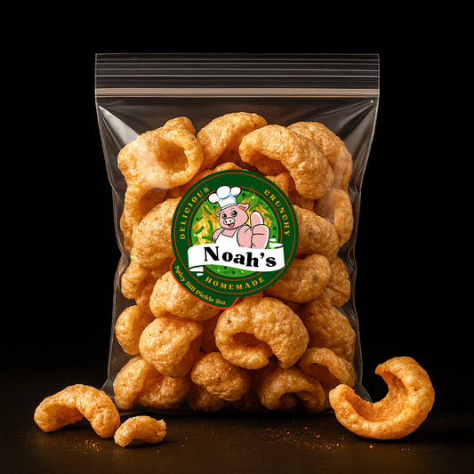 noahs pork rinds spicy dill pickle